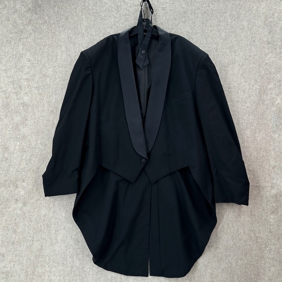 Robert Wagner‎ Raffinati Black Tuxedo Tailcoat Formal Evening Jacket 54R